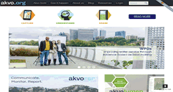 Desktop Screenshot of akvo.org