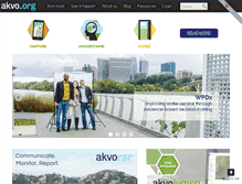 Tablet Screenshot of akvo.org